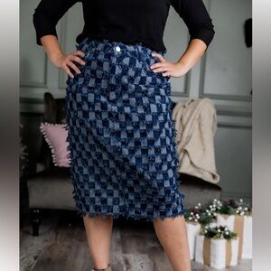 Stylish Checkered Skirt